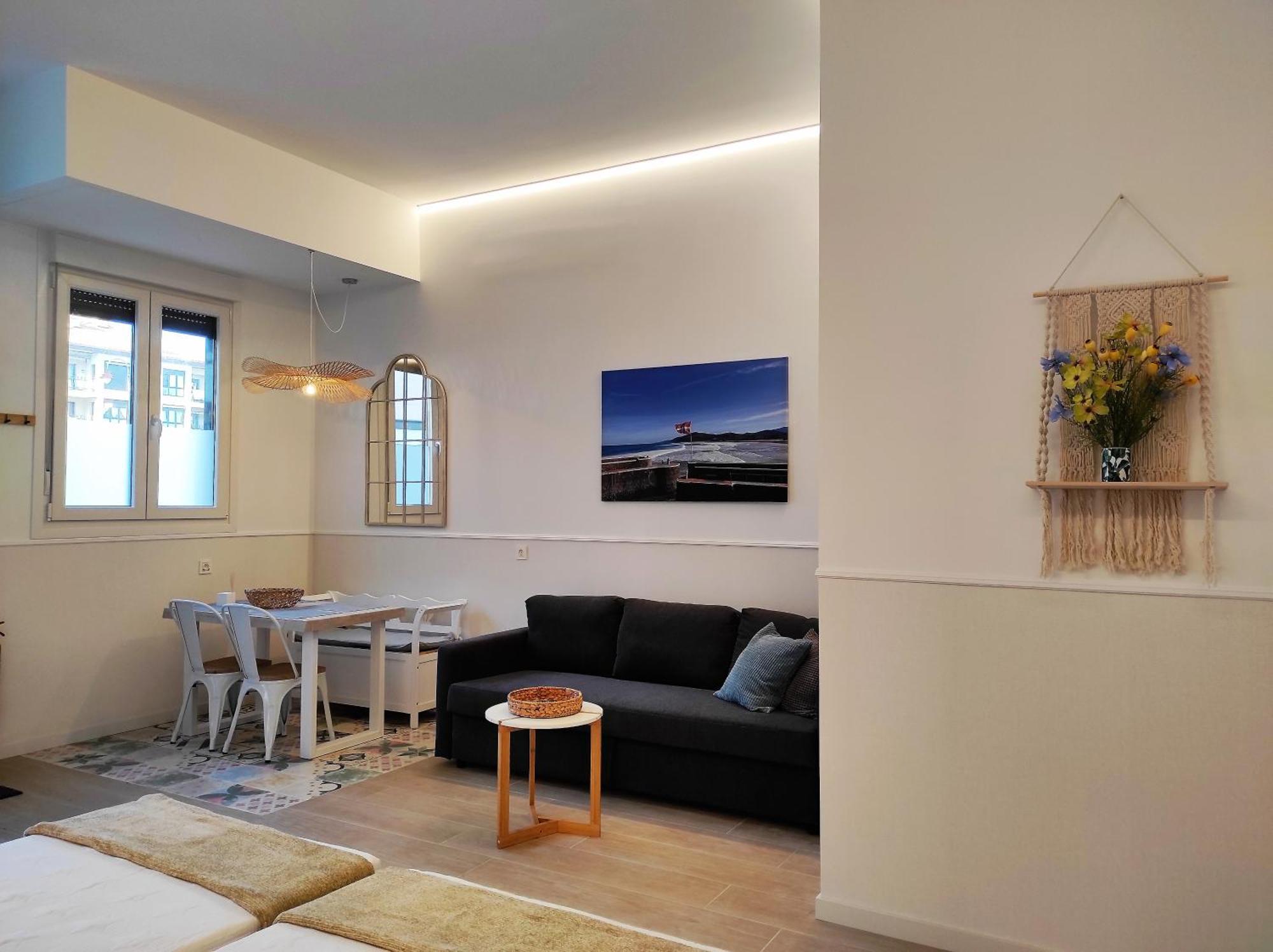 Kaixo Marina Con Parking Gratis Lägenhet Zarautz Rum bild